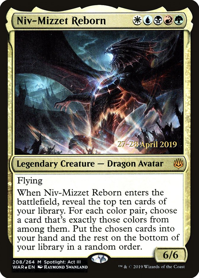 Niv-Mizzet Reborn [War of the Spark Prerelease Promos] | Game Grid - Logan