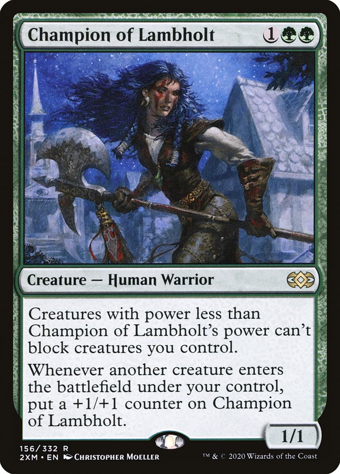Champion of Lambholt [Double Masters] | Game Grid - Logan
