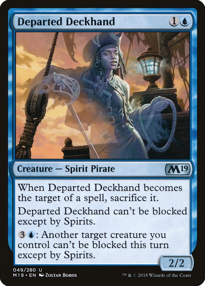 Departed Deckhand [Core Set 2019] | Game Grid - Logan