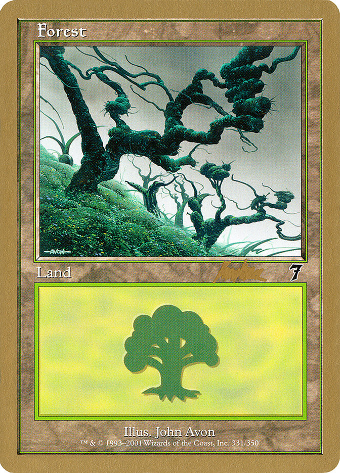 Forest (bk331) (Brian Kibler) [World Championship Decks 2002] | Game Grid - Logan