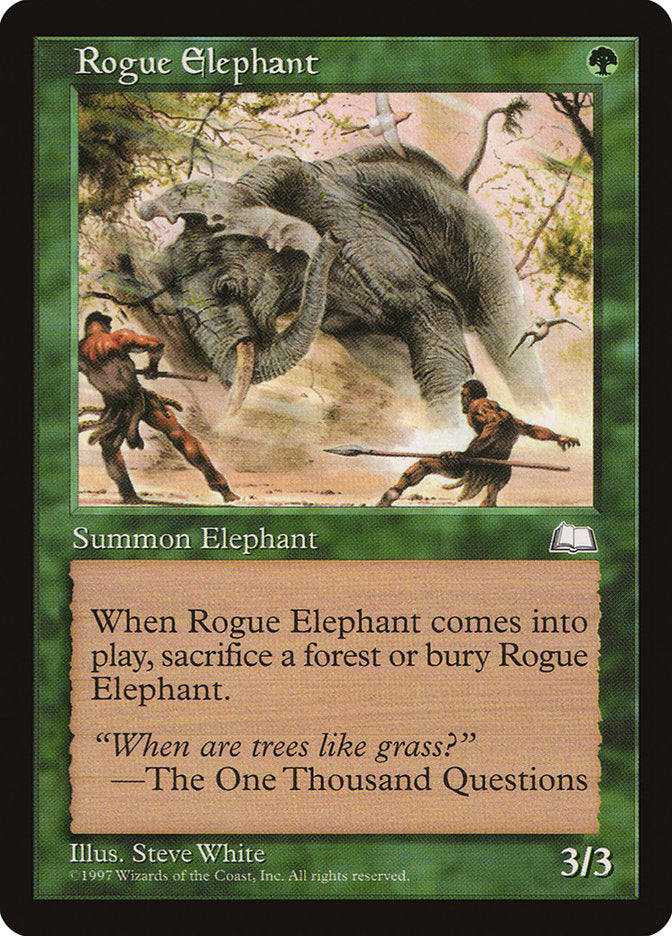 Rogue Elephant [Weatherlight] | Game Grid - Logan