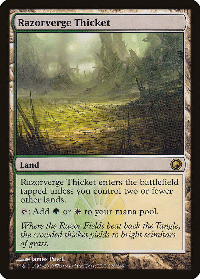 Razorverge Thicket [Scars of Mirrodin] | Game Grid - Logan