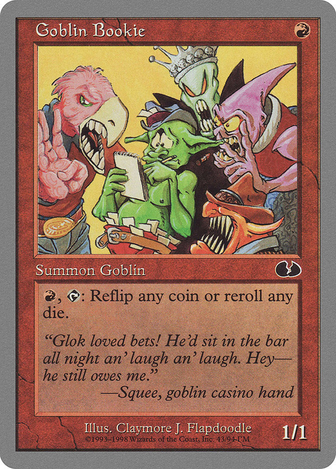 Goblin Bookie [Unglued] | Game Grid - Logan