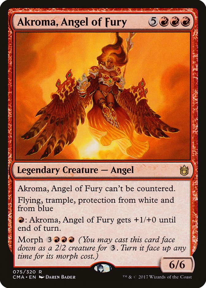 Akroma, Angel of Fury [Commander Anthology] | Game Grid - Logan