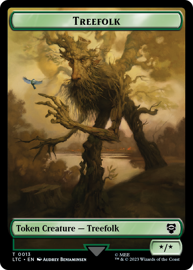 Treefolk // Food Token [The Lord of the Rings: Tales of Middle-Earth Commander Tokens] | Game Grid - Logan