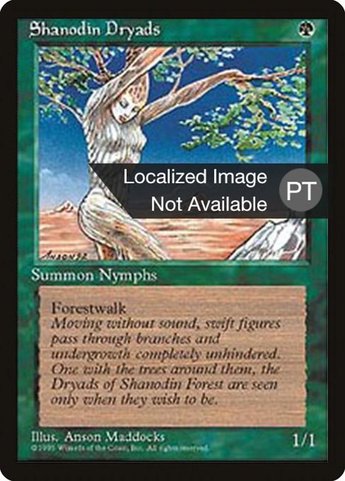 Shanodin Dryads [Fourth Edition (Foreign Black Border)] | Game Grid - Logan