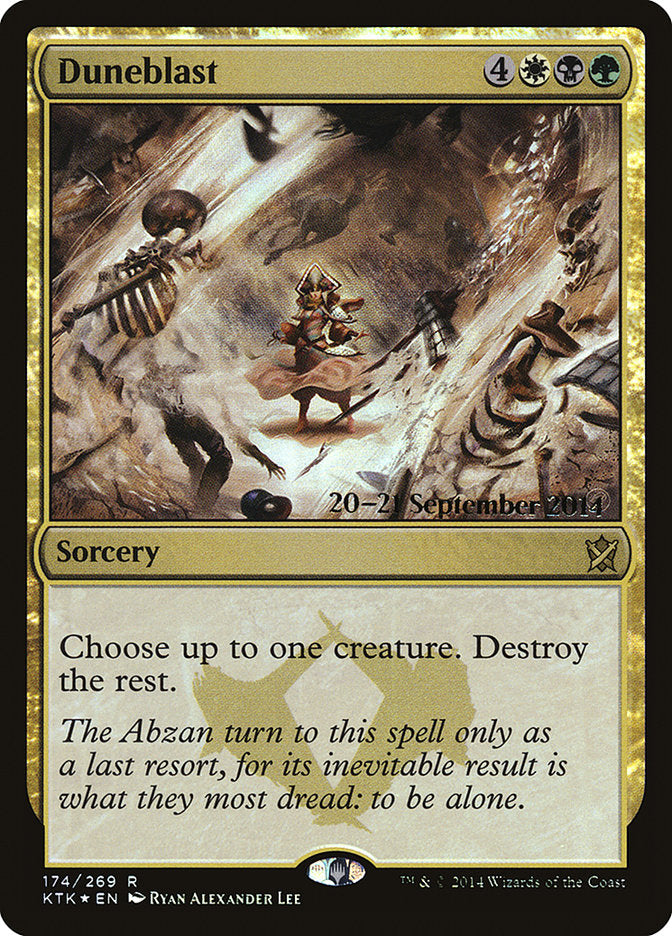 Duneblast [Khans of Tarkir Prerelease Promos] | Game Grid - Logan