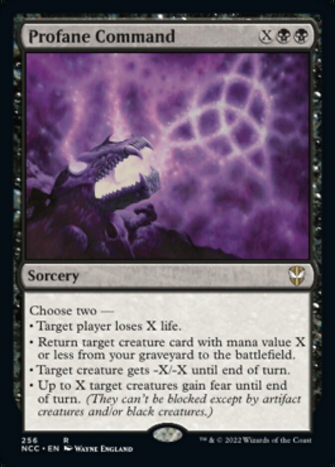 Profane Command [Streets of New Capenna Commander] | Game Grid - Logan