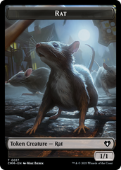 Eldrazi Spawn // Rat Double-Sided Token [Commander Masters Tokens] | Game Grid - Logan