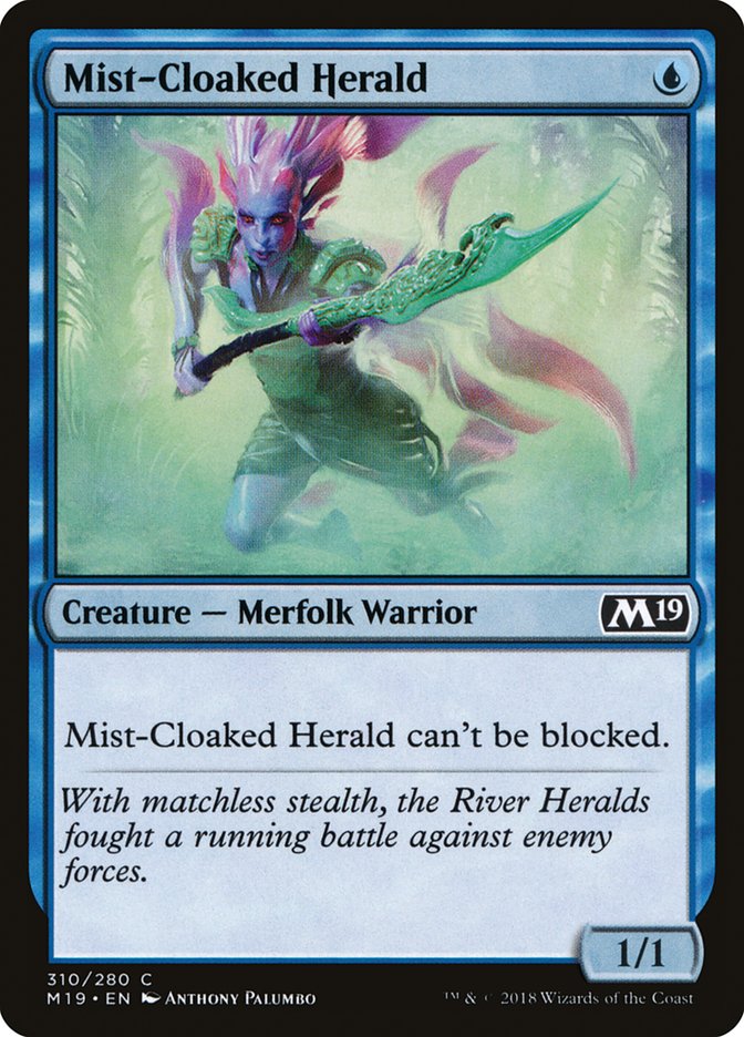 Mist-Cloaked Herald [Core Set 2019] | Game Grid - Logan