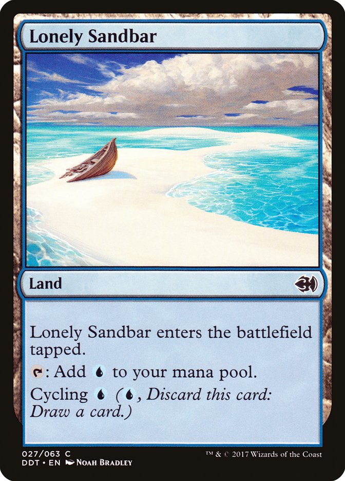 Lonely Sandbar [Duel Decks: Merfolk vs. Goblins] | Game Grid - Logan