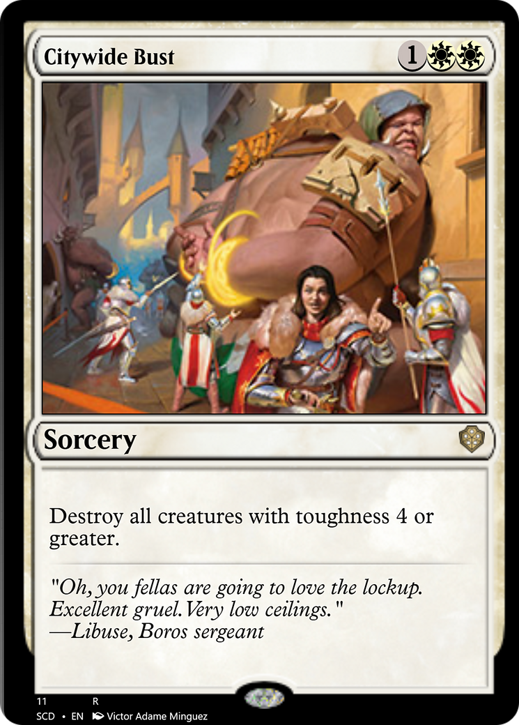 Citywide Bust [Starter Commander Decks] | Game Grid - Logan