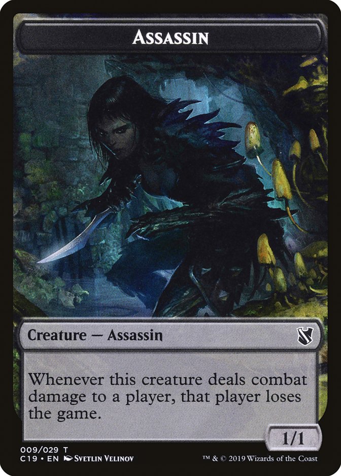 Assassin Token [Commander 2019 Tokens] | Game Grid - Logan