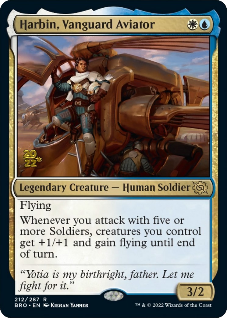 Harbin, Vanguard Aviator [The Brothers' War Prerelease Promos] | Game Grid - Logan