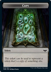 Copy // Human (010) Double-Sided Token [Innistrad: Crimson Vow Tokens] | Game Grid - Logan