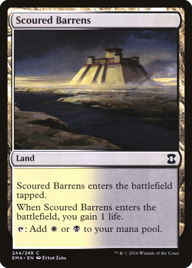 Scoured Barrens [Eternal Masters] | Game Grid - Logan
