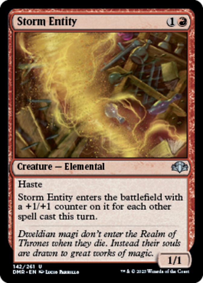 Storm Entity [Dominaria Remastered] | Game Grid - Logan