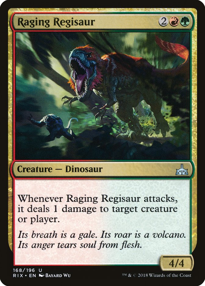 Raging Regisaur [Rivals of Ixalan] | Game Grid - Logan