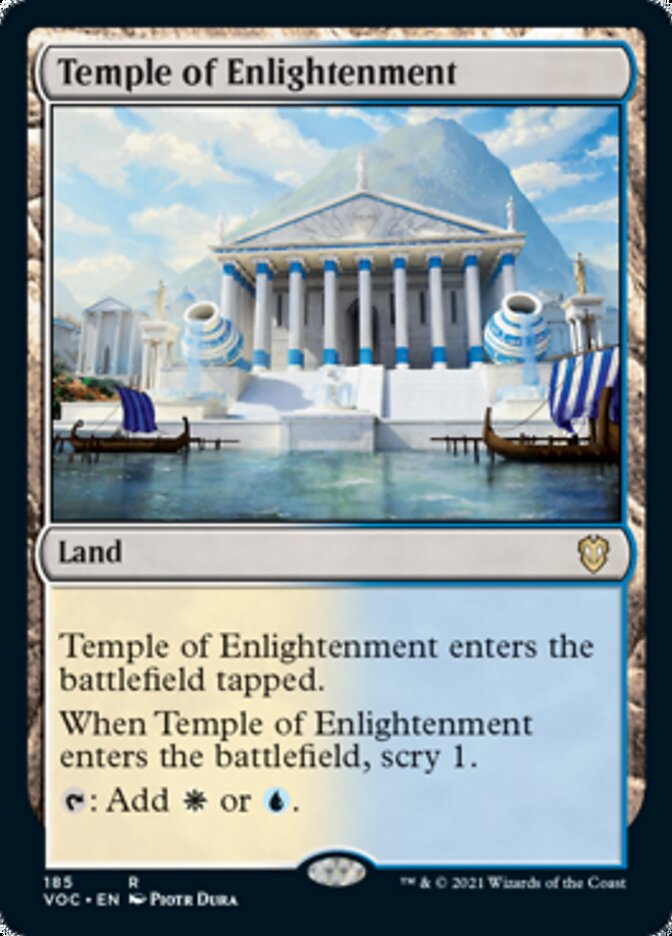 Temple of Enlightenment [Innistrad: Crimson Vow Commander] | Game Grid - Logan