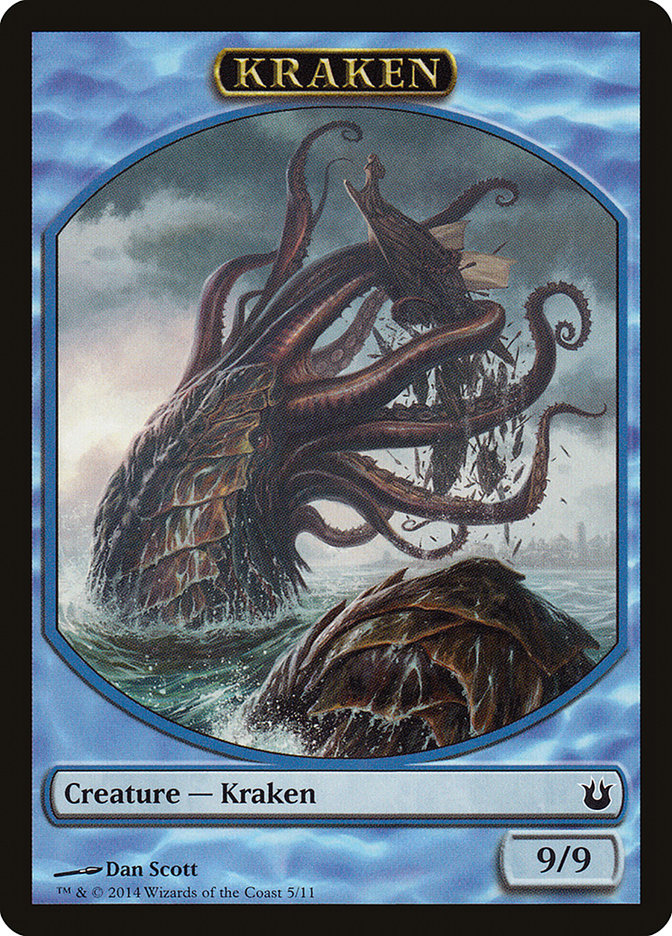 Kraken Token [Born of the Gods Tokens] | Game Grid - Logan