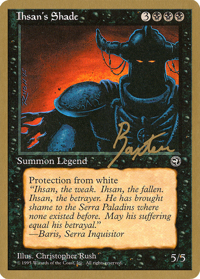 Ihsan's Shade (George Baxter) [Pro Tour Collector Set] | Game Grid - Logan