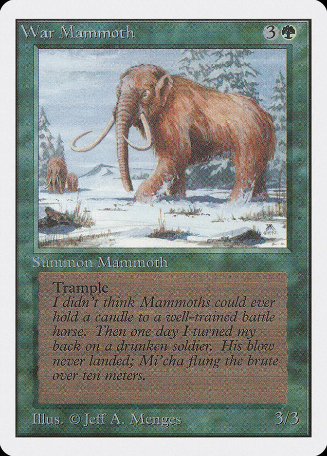 War Mammoth [Unlimited Edition] | Game Grid - Logan