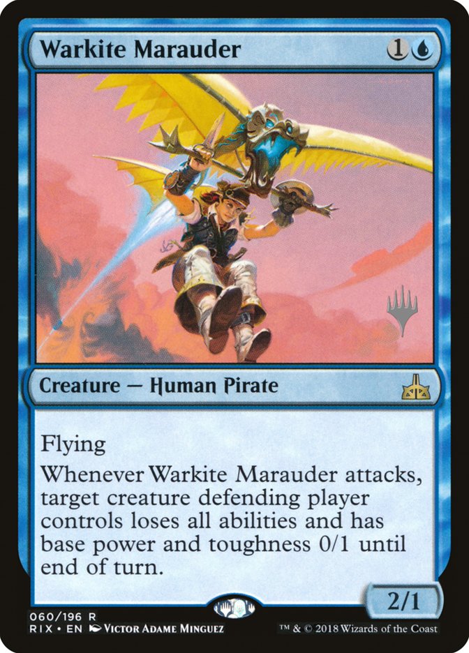 Warkite Marauder (Promo Pack) [Rivals of Ixalan Promos] | Game Grid - Logan