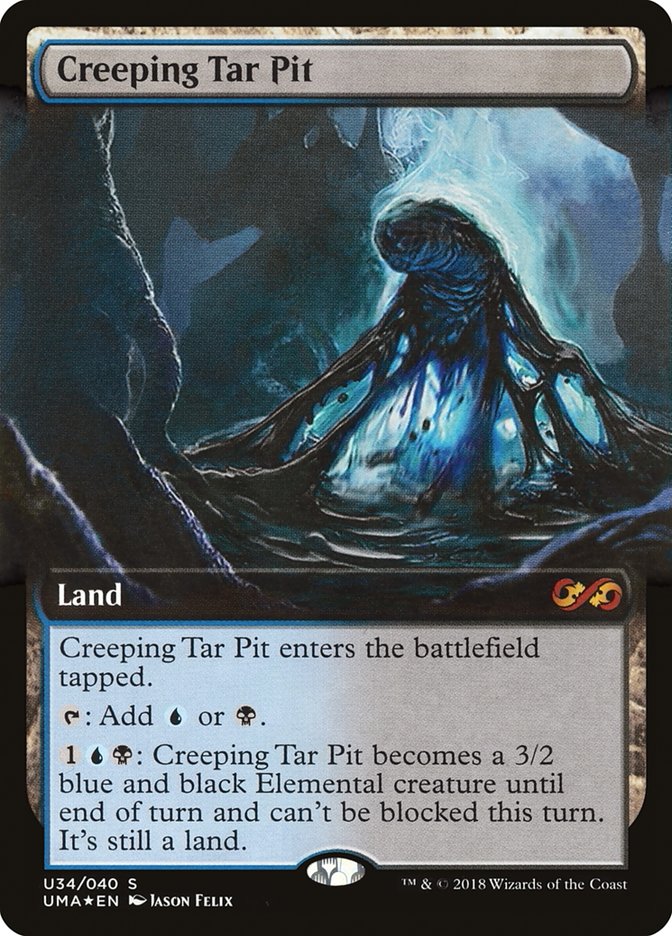 Creeping Tar Pit (Topper) [Ultimate Masters Box Topper] | Game Grid - Logan