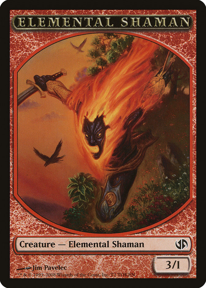 Elemental Shaman Token [Duel Decks: Jace vs. Chandra Tokens] | Game Grid - Logan