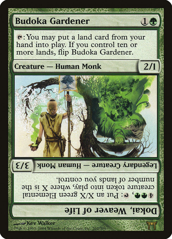 Budoka Gardener // Dokai, Weaver of Life [Champions of Kamigawa] | Game Grid - Logan