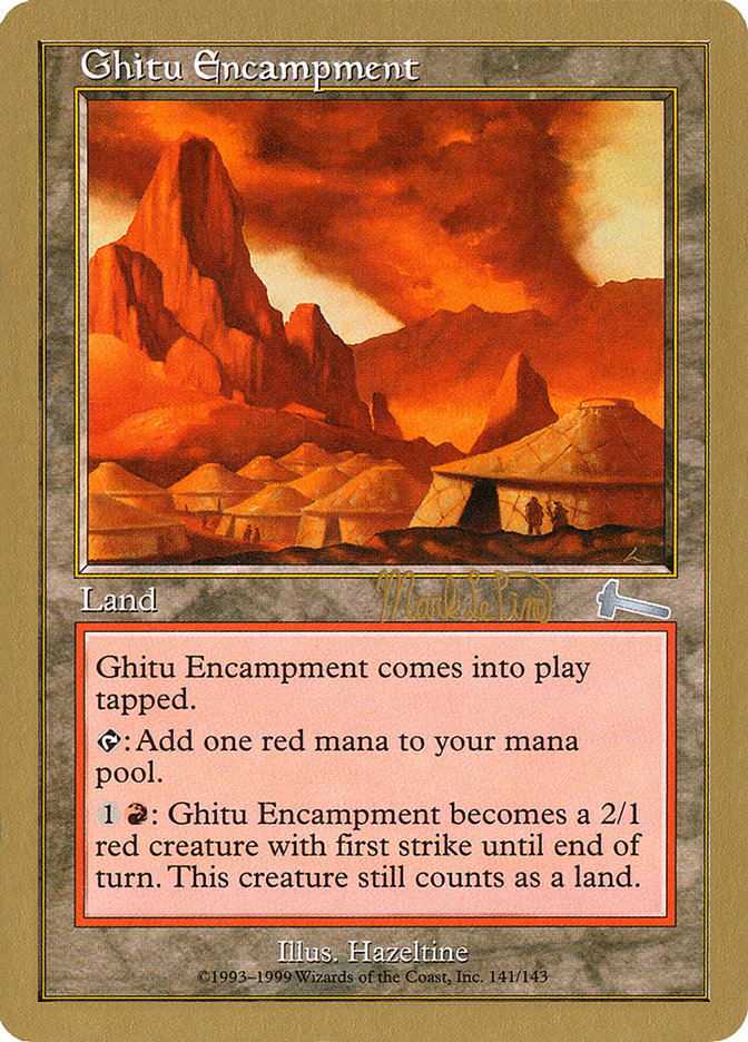 Ghitu Encampment (Mark Le Pine) [World Championship Decks 1999] | Game Grid - Logan