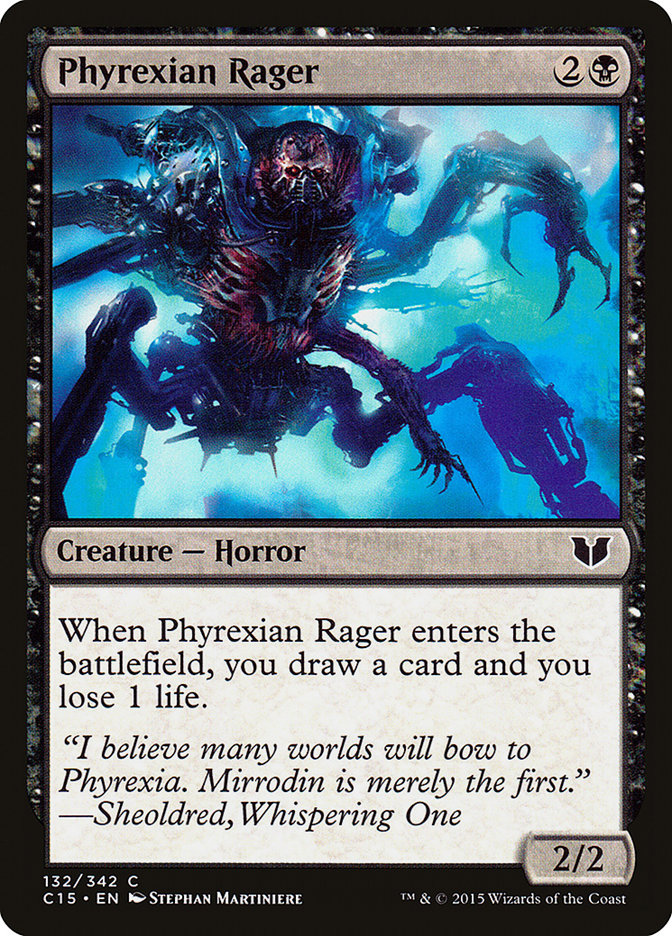 Phyrexian Rager [Commander 2015] | Game Grid - Logan