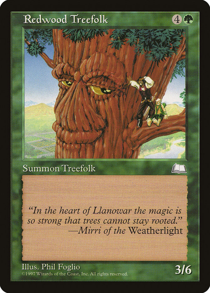 Redwood Treefolk [Weatherlight] | Game Grid - Logan