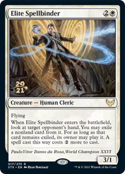 Elite Spellbinder [Strixhaven: School of Mages Prerelease Promos] | Game Grid - Logan