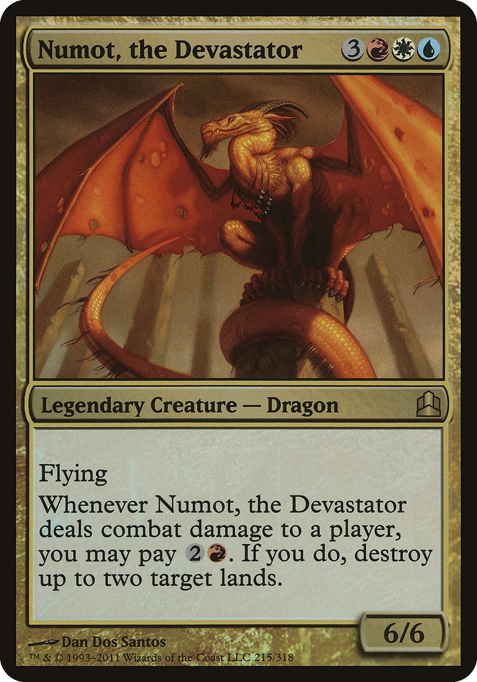 Numot, the Devastator (Oversized) [Commander 2011 Oversized] | Game Grid - Logan