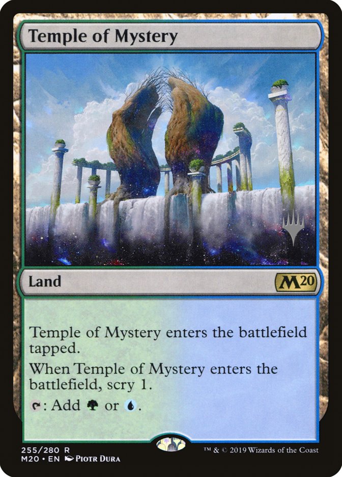 Temple of Mystery (Promo Pack) [Core Set 2020 Promos] | Game Grid - Logan