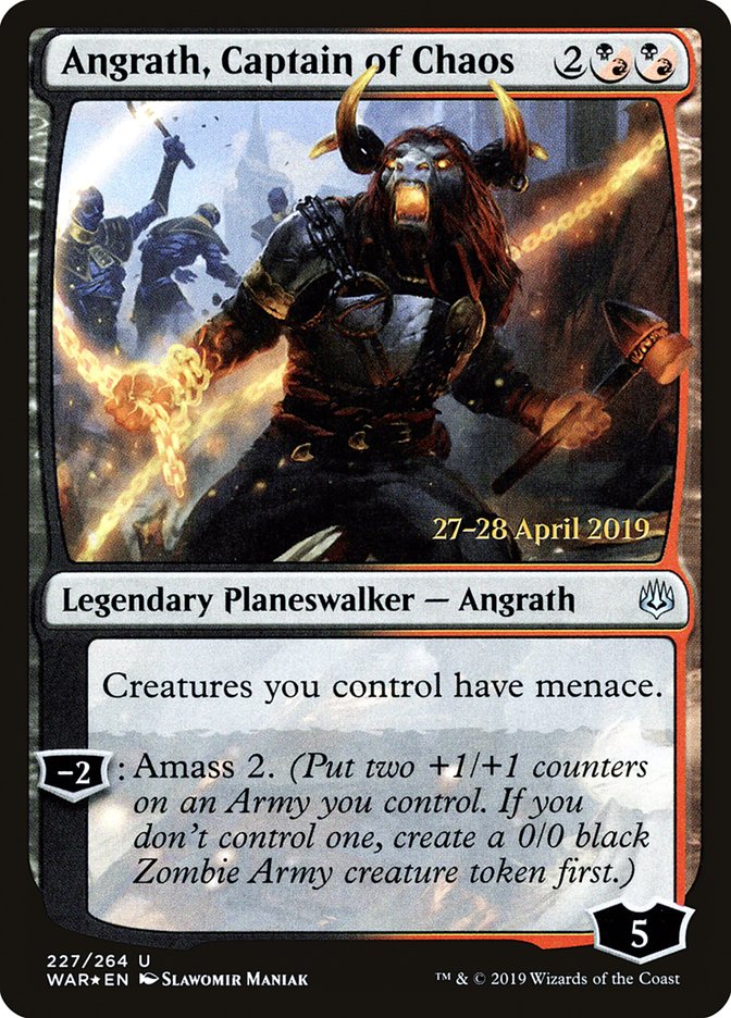 Angrath, Captain of Chaos [War of the Spark Prerelease Promos] | Game Grid - Logan