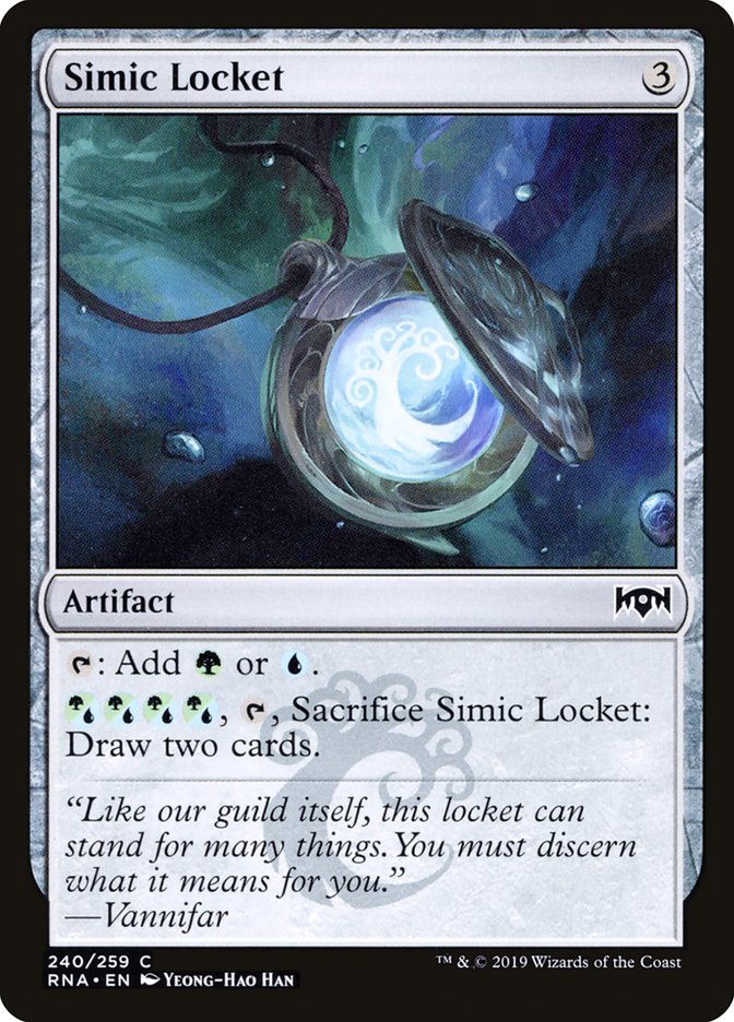 Simic Locket [Ravnica Allegiance] | Game Grid - Logan