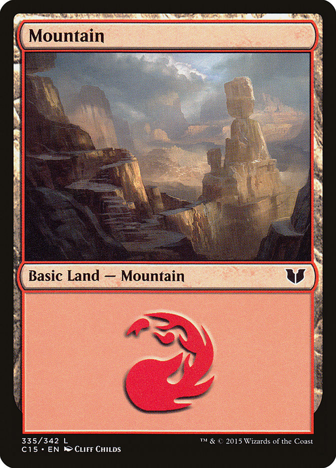 Mountain (335) [Commander 2015] | Game Grid - Logan