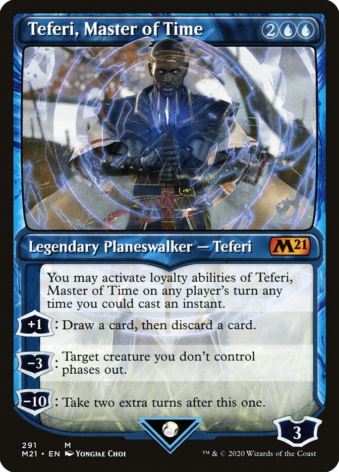 Teferi, Master of Time (Showcase) (291) [Core Set 2021] | Game Grid - Logan