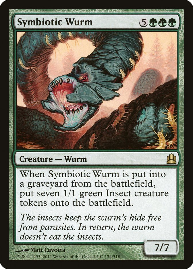 Symbiotic Wurm [Commander 2011] | Game Grid - Logan