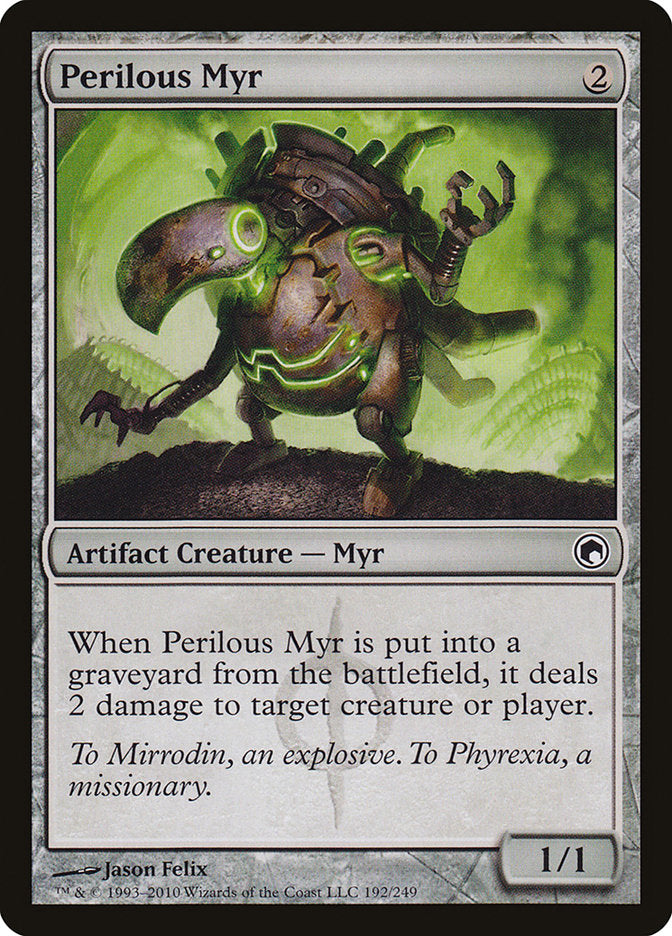 Perilous Myr [Scars of Mirrodin] | Game Grid - Logan