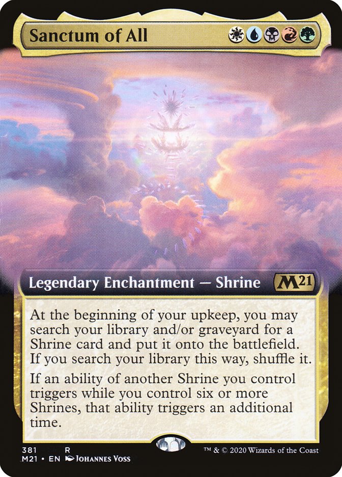 Sanctum of All (Extended Art) [Core Set 2021] | Game Grid - Logan