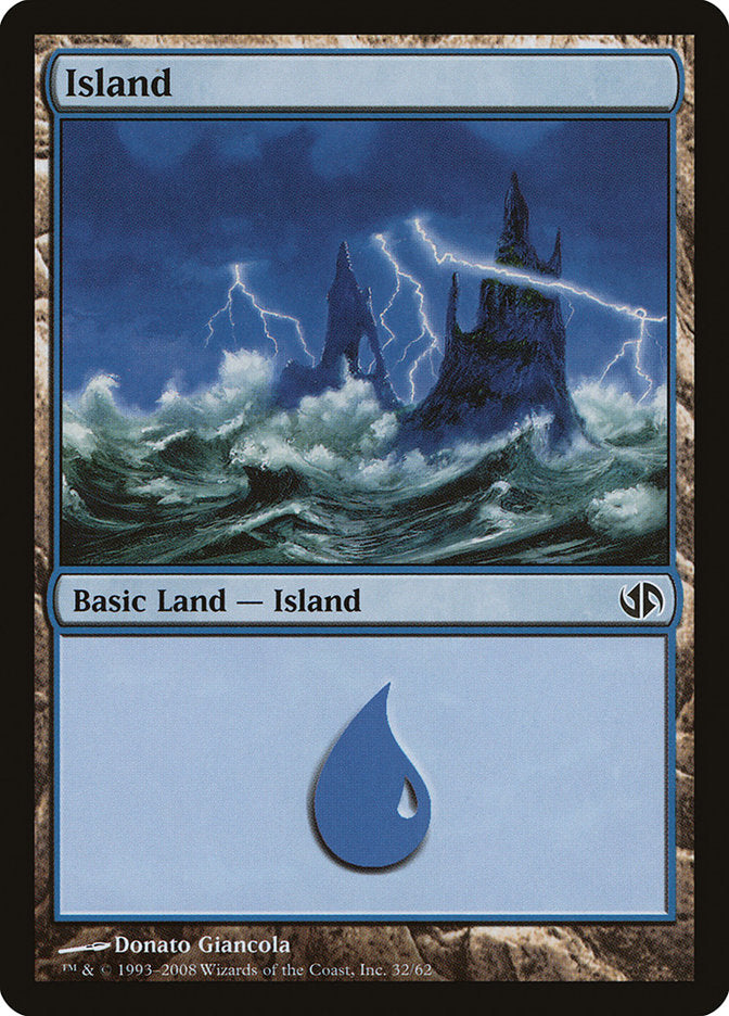 Island (32) [Duel Decks: Jace vs. Chandra] | Game Grid - Logan