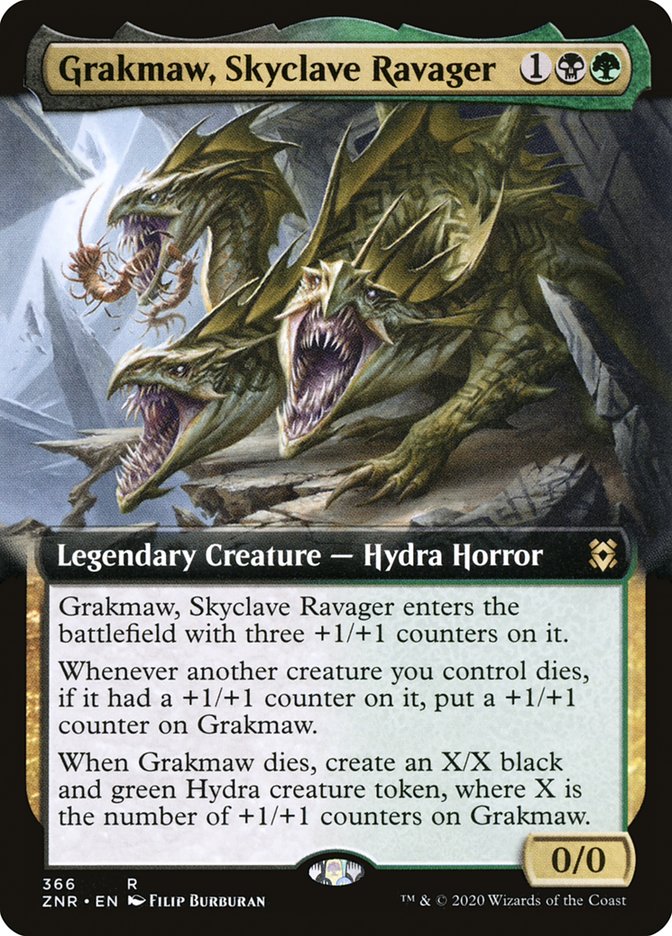 Grakmaw, Skyclave Ravager (Extended Art) [Zendikar Rising] | Game Grid - Logan