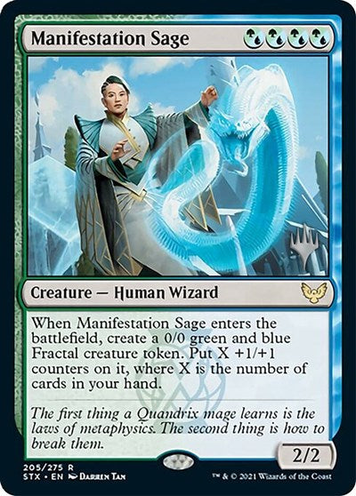 Manifestation Sage (Promo Pack) [Strixhaven: School of Mages Promos] | Game Grid - Logan