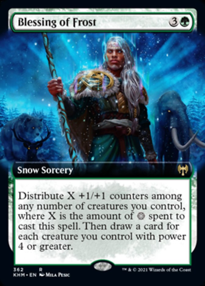 Blessing of Frost (Extended Art) [Kaldheim] | Game Grid - Logan