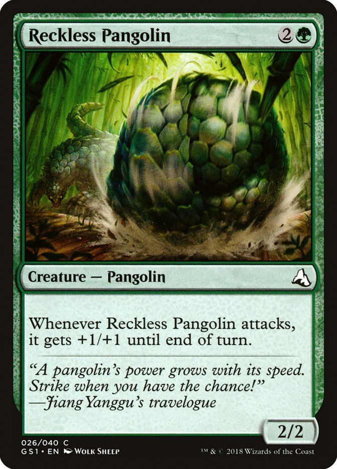 Reckless Pangolin [Global Series Jiang Yanggu & Mu Yanling] | Game Grid - Logan