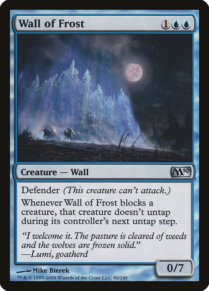 Wall of Frost [Magic 2010] | Game Grid - Logan