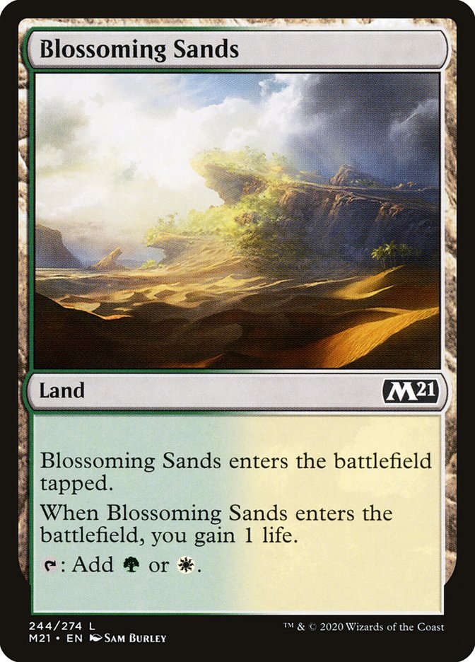 Blossoming Sands [Core Set 2021] | Game Grid - Logan